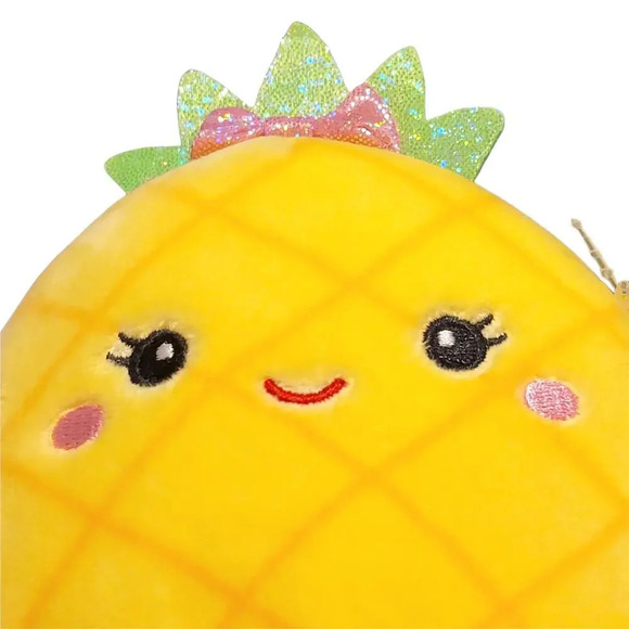 SQUISHMALLOWS Lulu The Bright Yellow Pineapple Small 6 Inch Plush New With Tags - Picture 7 of 10